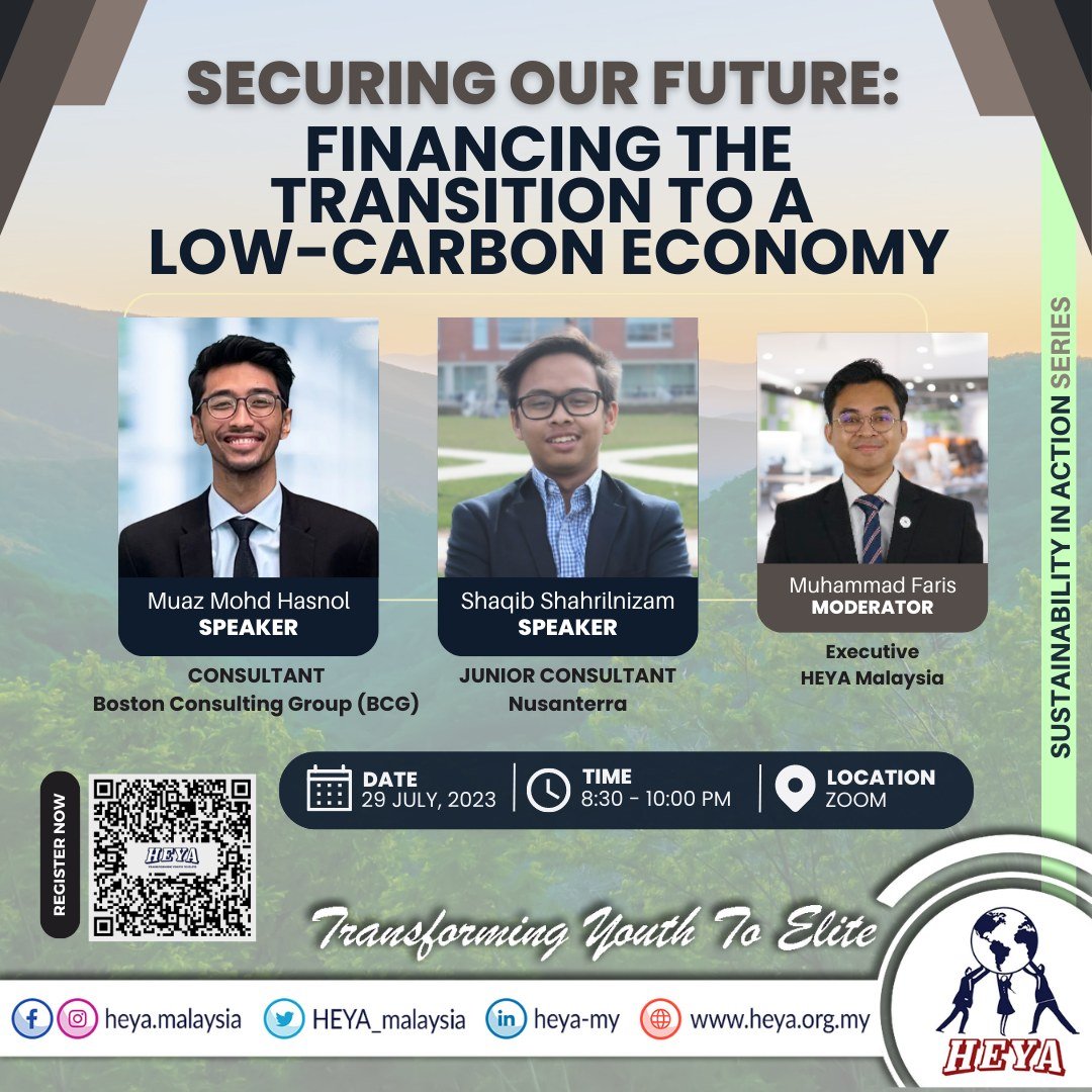 Sustainability in Action III – Securing Our Future: Financing the Transition to a Low-Carbon Economy