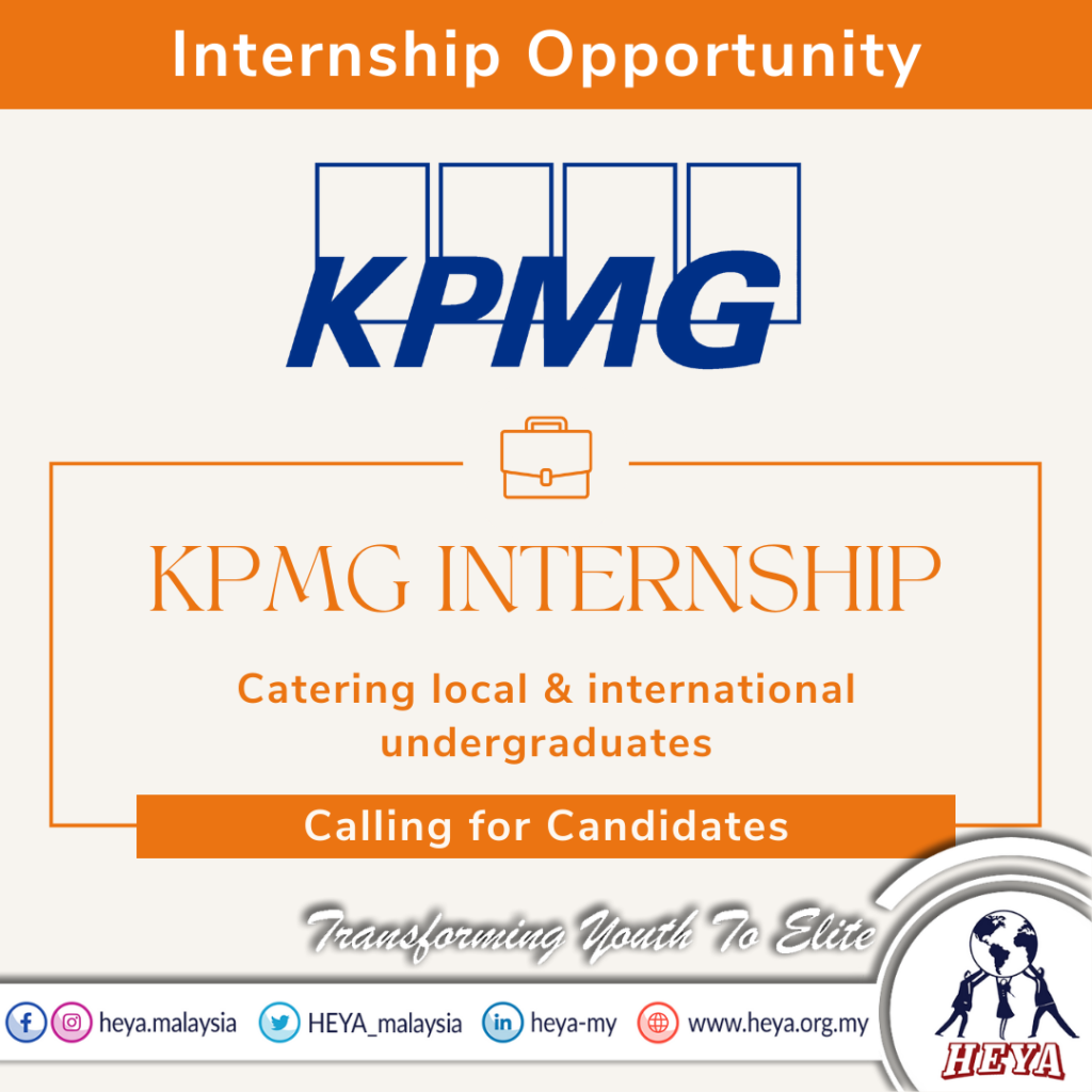 KPMG Internship Programme Higher Education Malaysia Association